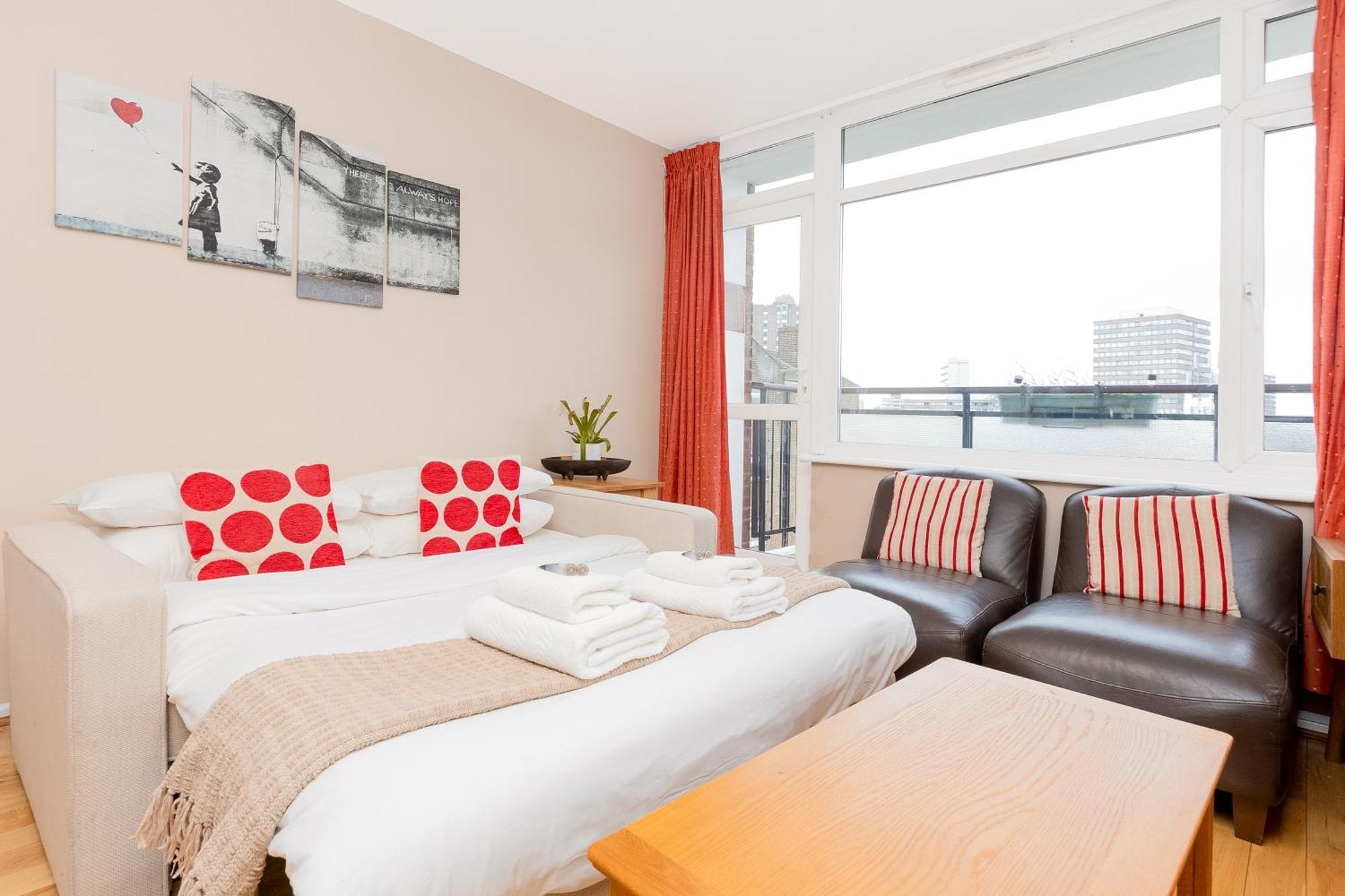 Appartement 2br Balcony, Battersea, 5min Clapham Junction St Londres